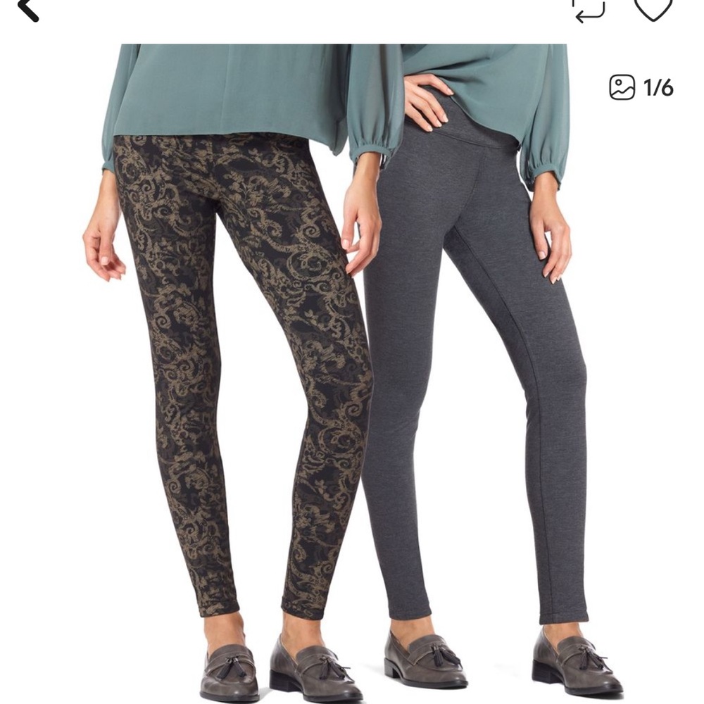 $25 clearance sale Hue Women's Reset Reversible Ponte Leggings Small NWOT